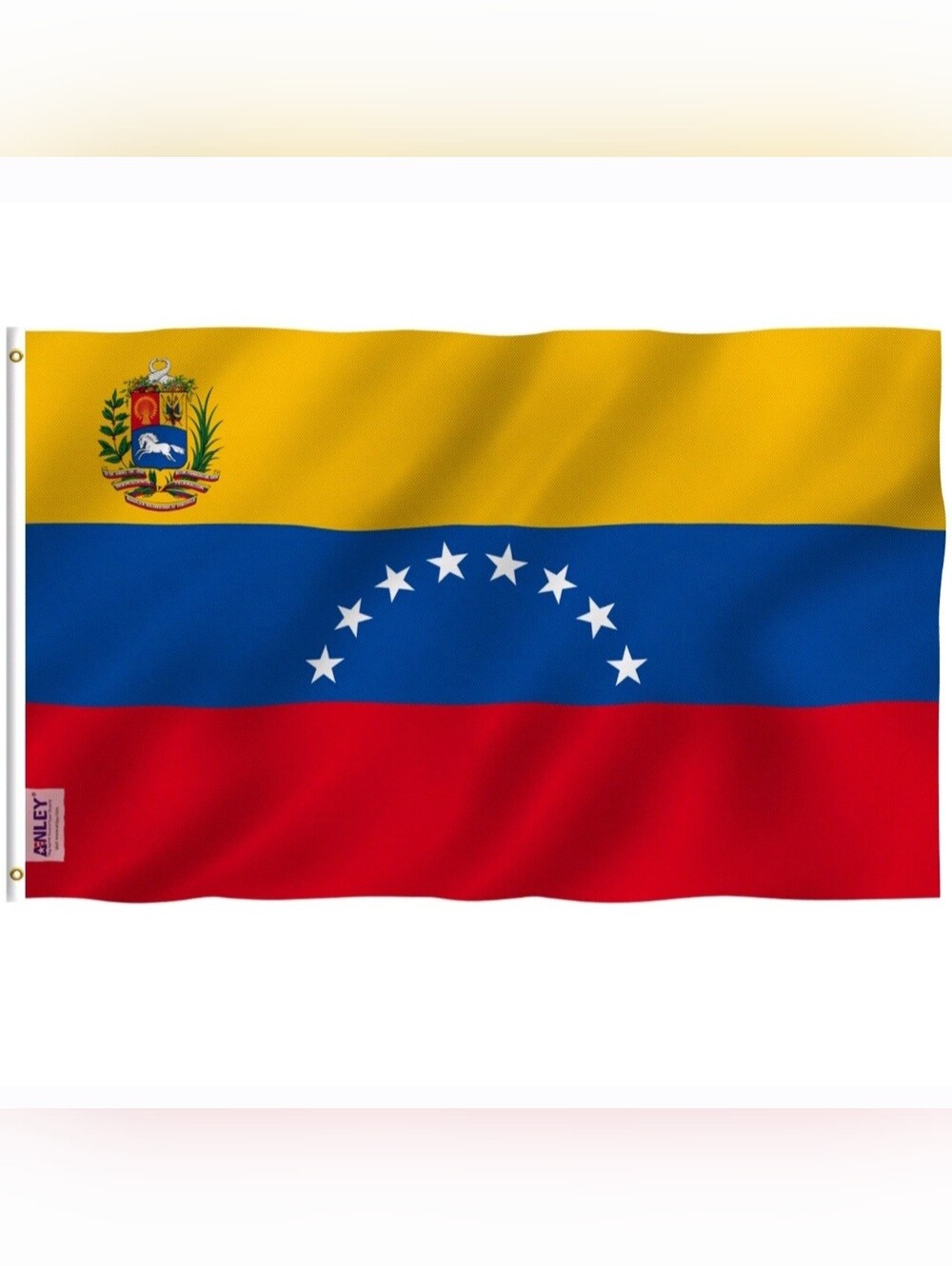 Venezuelan Flag - Yellow, Blue & Red 3x5Ft.